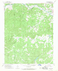Ravenden 1968 topographic map thumbnail