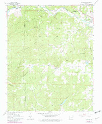 Ravenden 1968 topographic map thumbnail