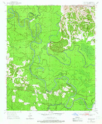 Red Bluff 1950 topographic map thumbnail
