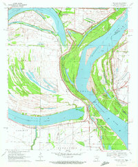 Red Leaf 1970 topographic map thumbnail