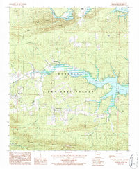 Reed Mountain 1986 topographic map thumbnail