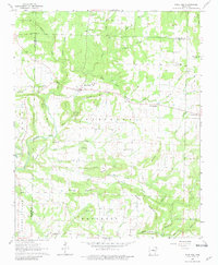 Rose Bud 1963 topographic map thumbnail