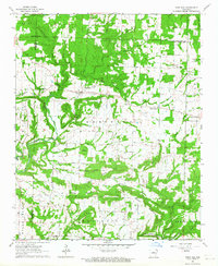 Rose Bud 1963 topographic map thumbnail