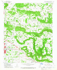 Russellville East 1962 topographic map preview