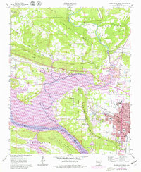 Russellville West 1963 topographic map thumbnail