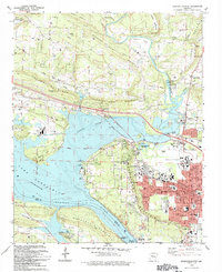 Russellville West 1993 topographic map thumbnail