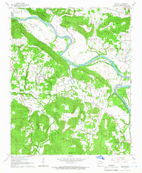 Salado 1965 topographic map thumbnail