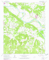 Salado 1965 topographic map preview
