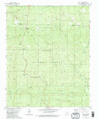 Sand Gap 1980 topographic map thumbnail
