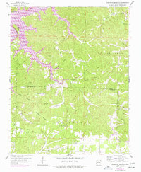 Sandstone Mountain 1957 topographic map thumbnail