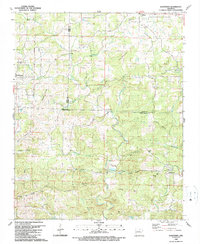 Sandtown 1989 topographic map thumbnail