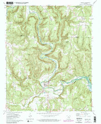 Shirley 1973 topographic map thumbnail
