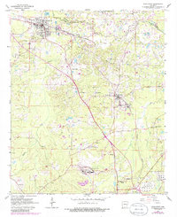 Smackover 1962 topographic map thumbnail