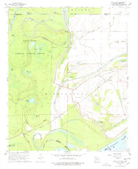 Snow Lake 1967 topographic map thumbnail