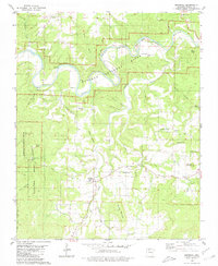 Snowball 1980 topographic map thumbnail