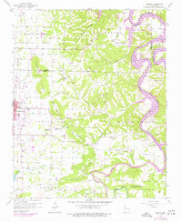 Sonora 1958 topographic map preview