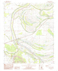 Soudan 1984 topographic map thumbnail