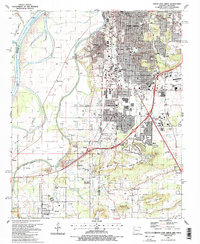 South Fort Smith 1987 topographic map thumbnail