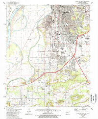 South Fort Smith 1987 topographic map thumbnail
