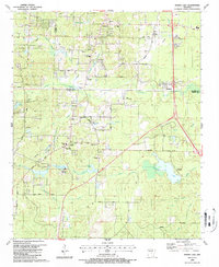 Spring Lake 1987 topographic map thumbnail