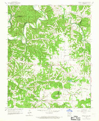 Spring Valley 1958 topographic map thumbnail