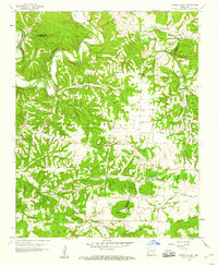 Spring Valley 1958 topographic map thumbnail