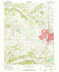 Springdale 1970 topographic map thumbnail