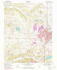 Springdale 1970 topographic map thumbnail