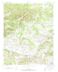Sulphur Rock 1943 topographic map thumbnail