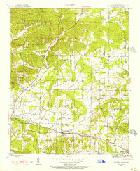 Sulphur Rock 1943 topographic map thumbnail