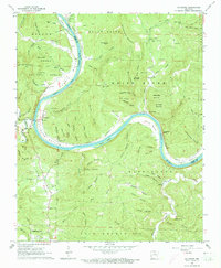 Sylamore 1964 topographic map thumbnail