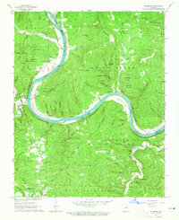 Sylamore 1964 topographic map thumbnail