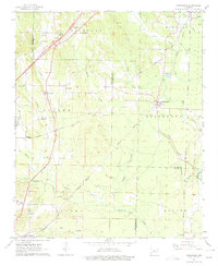 Traskwood 1963 topographic map thumbnail