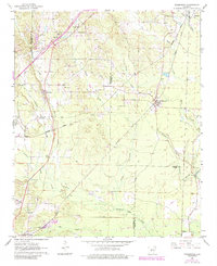 Traskwood 1963 topographic map thumbnail