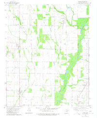 Tupelo 1980 topographic map thumbnail