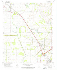 Tyronza 1974 topographic map thumbnail