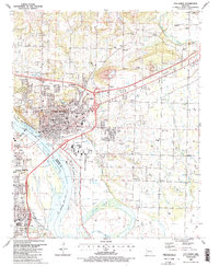 Van Buren 1987 topographic map thumbnail