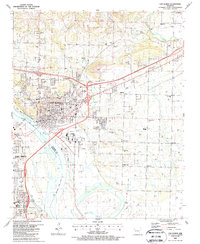 Van Buren 1987 topographic map thumbnail