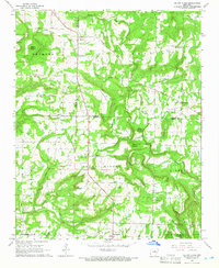 Velvet Ridge 1965 topographic map thumbnail
