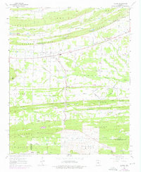 Vilonia 1963 topographic map thumbnail