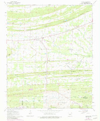 Vilonia 1963 topographic map thumbnail