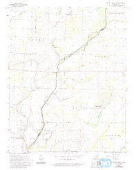 Walnut Ridge SE 1965 topographic map thumbnail