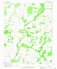 Walnut Ridge SE 1965 topographic map thumbnail
