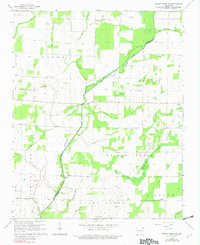 Walnut Ridge SE 1965 topographic map thumbnail