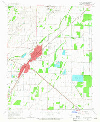 Walnut Ridge 1965 topographic map thumbnail