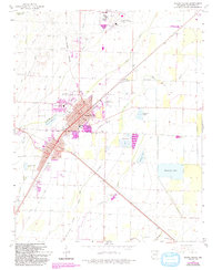 Walnut Ridge 1965 topographic map thumbnail