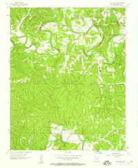War Eagle 1957 topographic map thumbnail