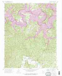 War Eagle 1957 topographic map thumbnail