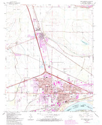 West Memphis 1966 topographic map thumbnail