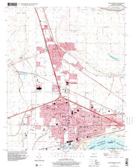 West Memphis 1997 topographic map thumbnail